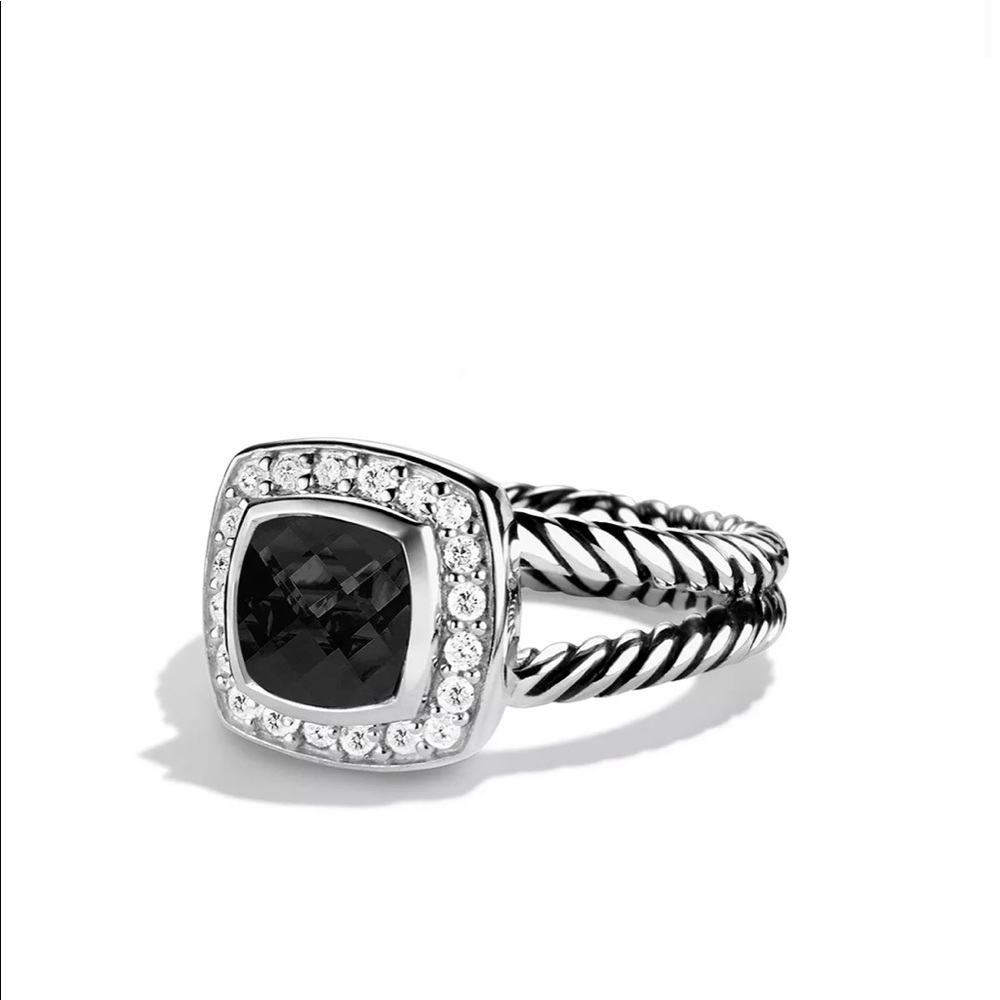 David Yurman Petite Albion Ring w Gem & Diamonds